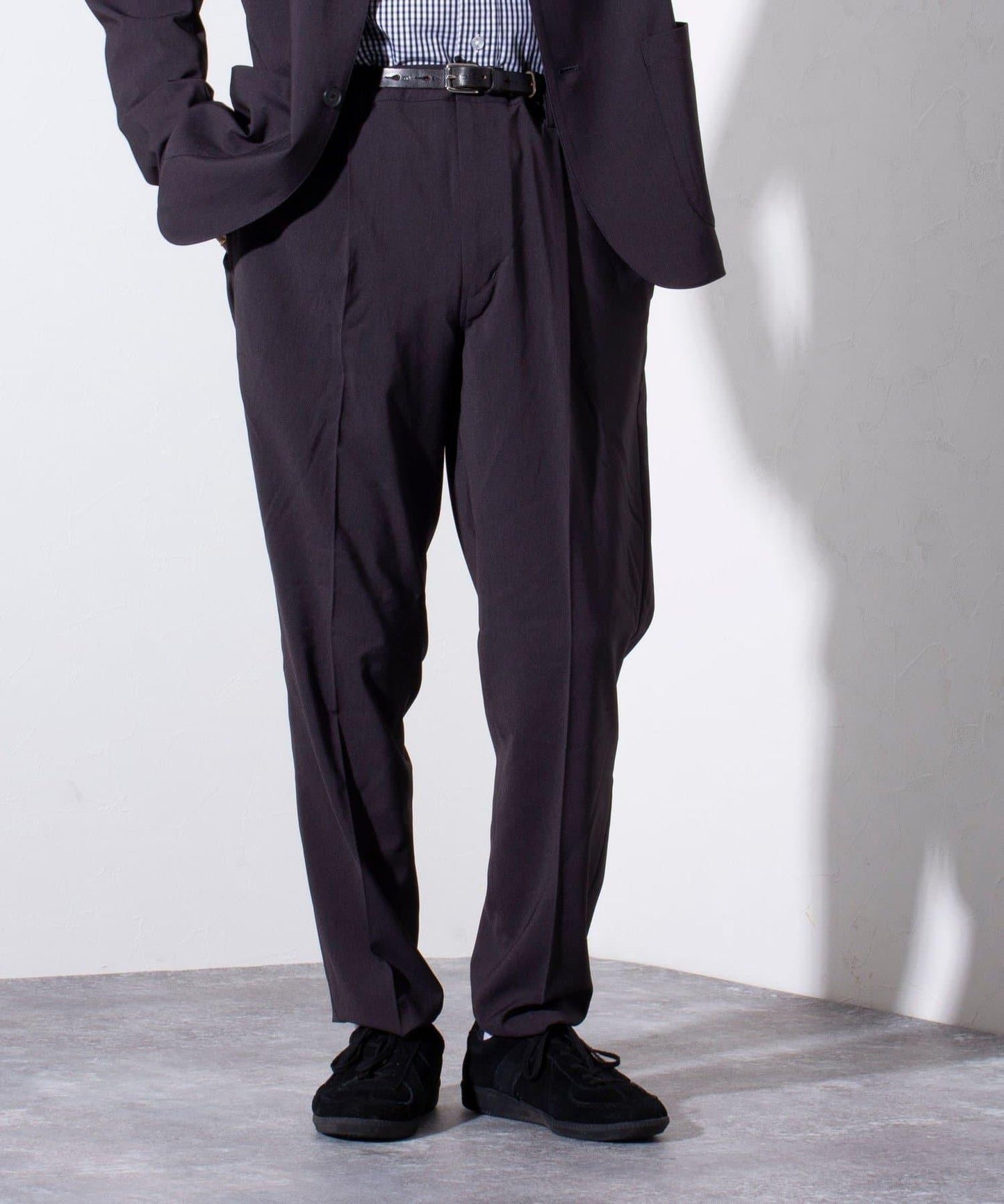 【GLOSTER】COOLMAX滌綸休閒褲 寬鬆褲