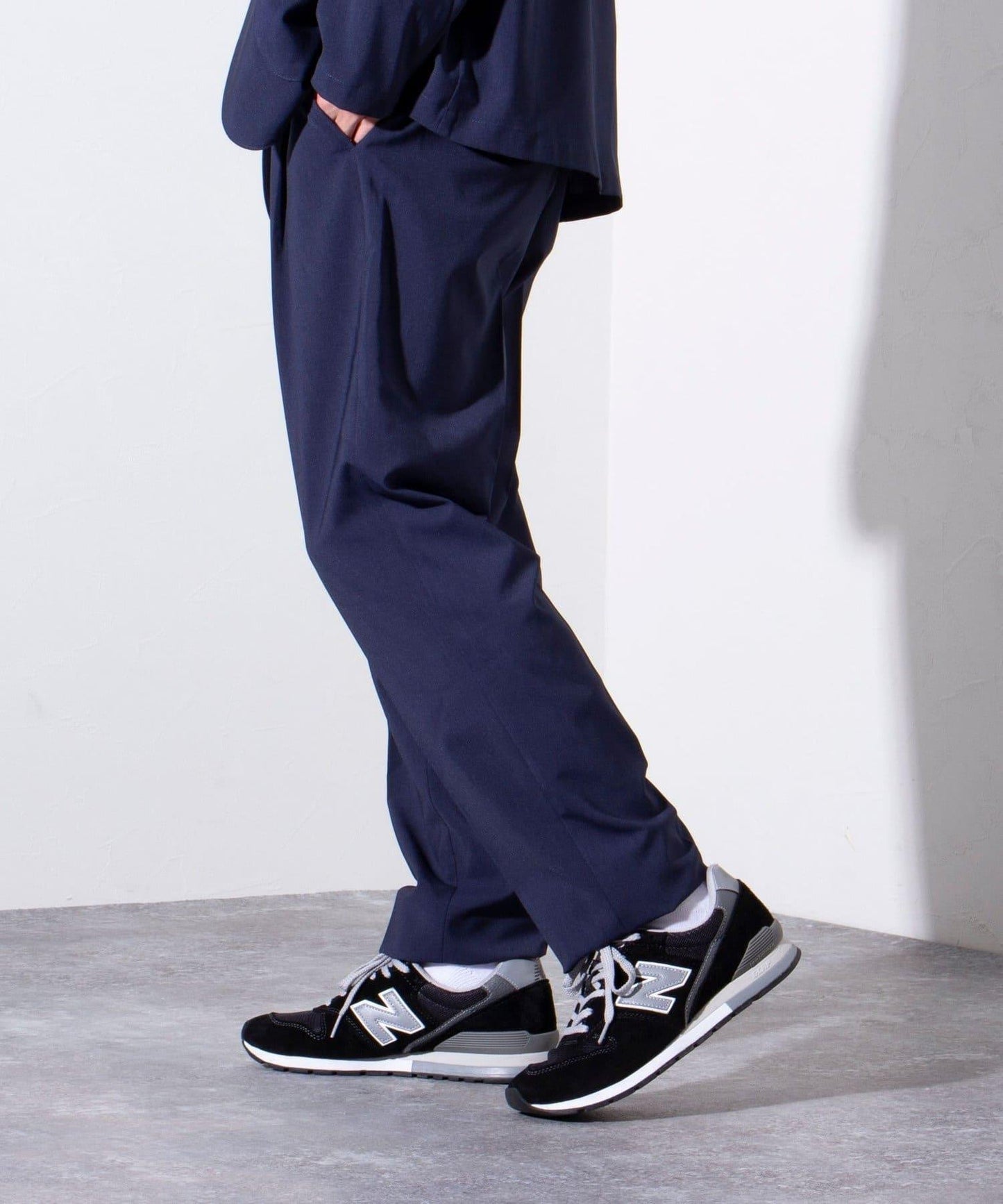 【GLOSTER】COOLMAX滌綸休閒褲 寬鬆褲