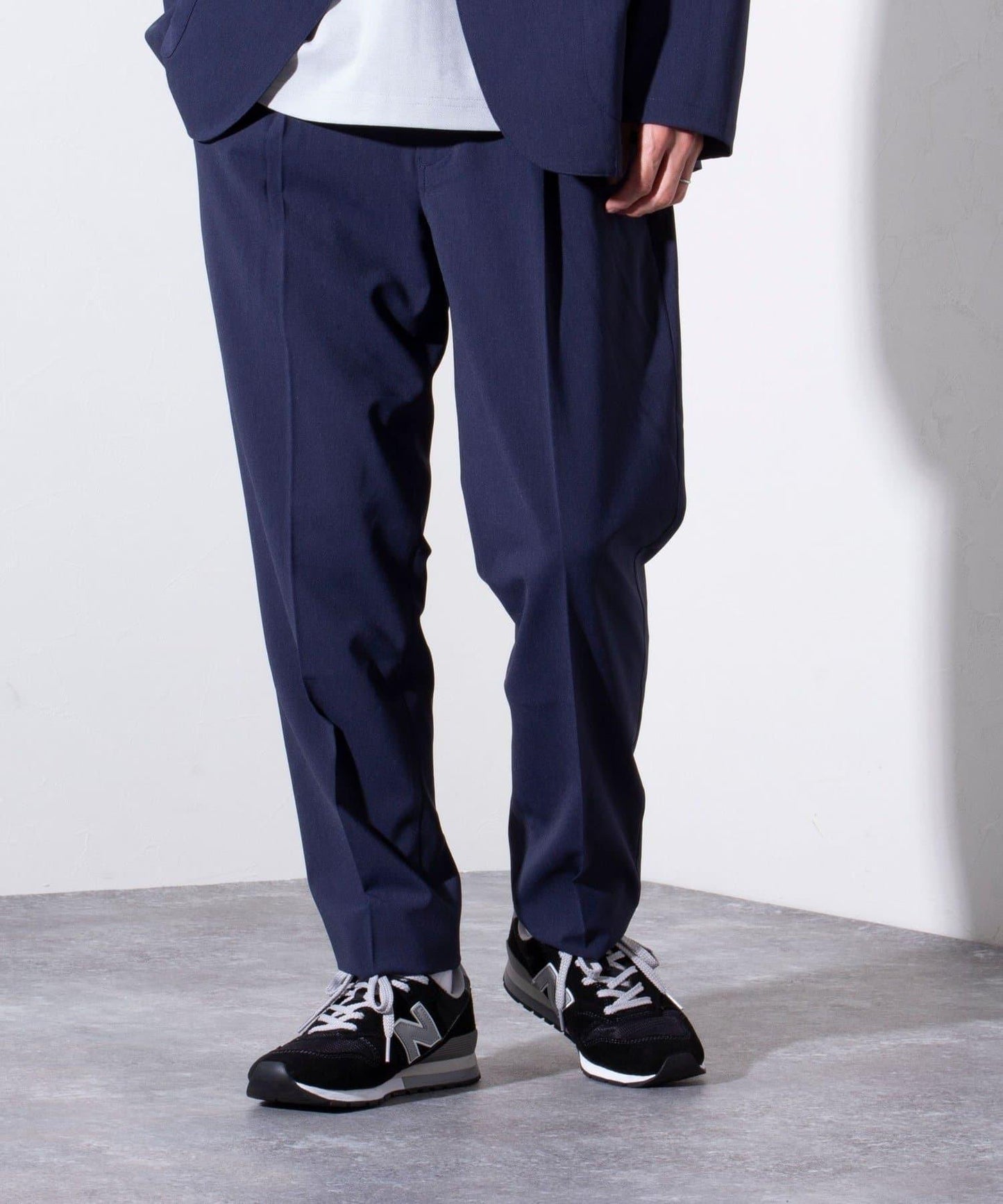 【GLOSTER】COOLMAX滌綸休閒褲 寬鬆褲