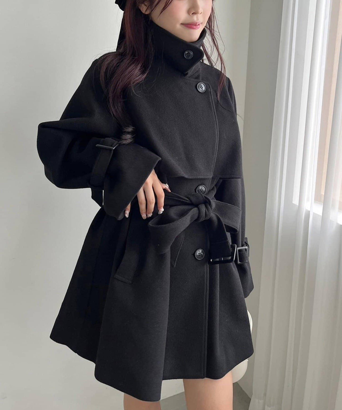 【復古風】S/M尺寸中長款大衣