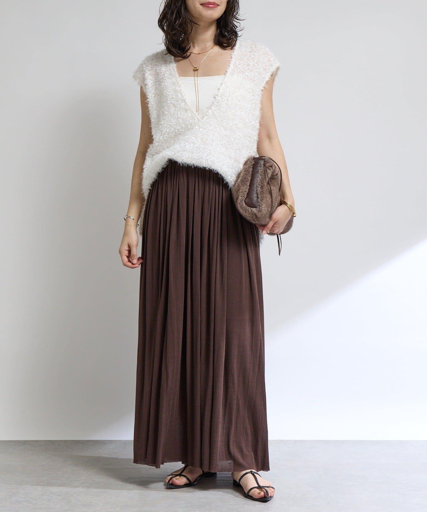 【提升季節氛圍】假毛繩提包