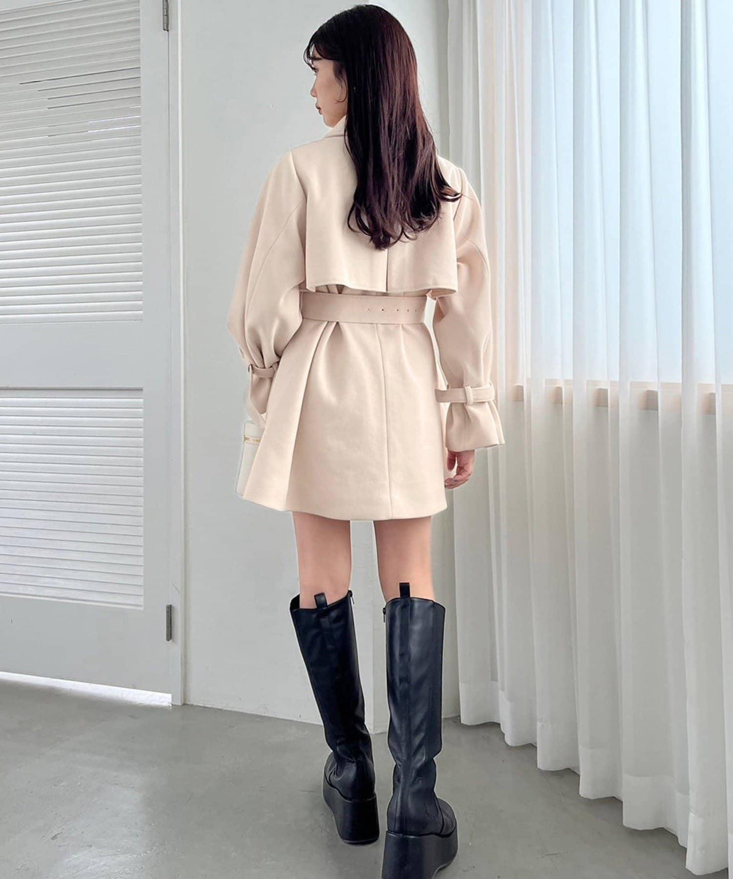 【復古風】S/M尺寸中長款大衣