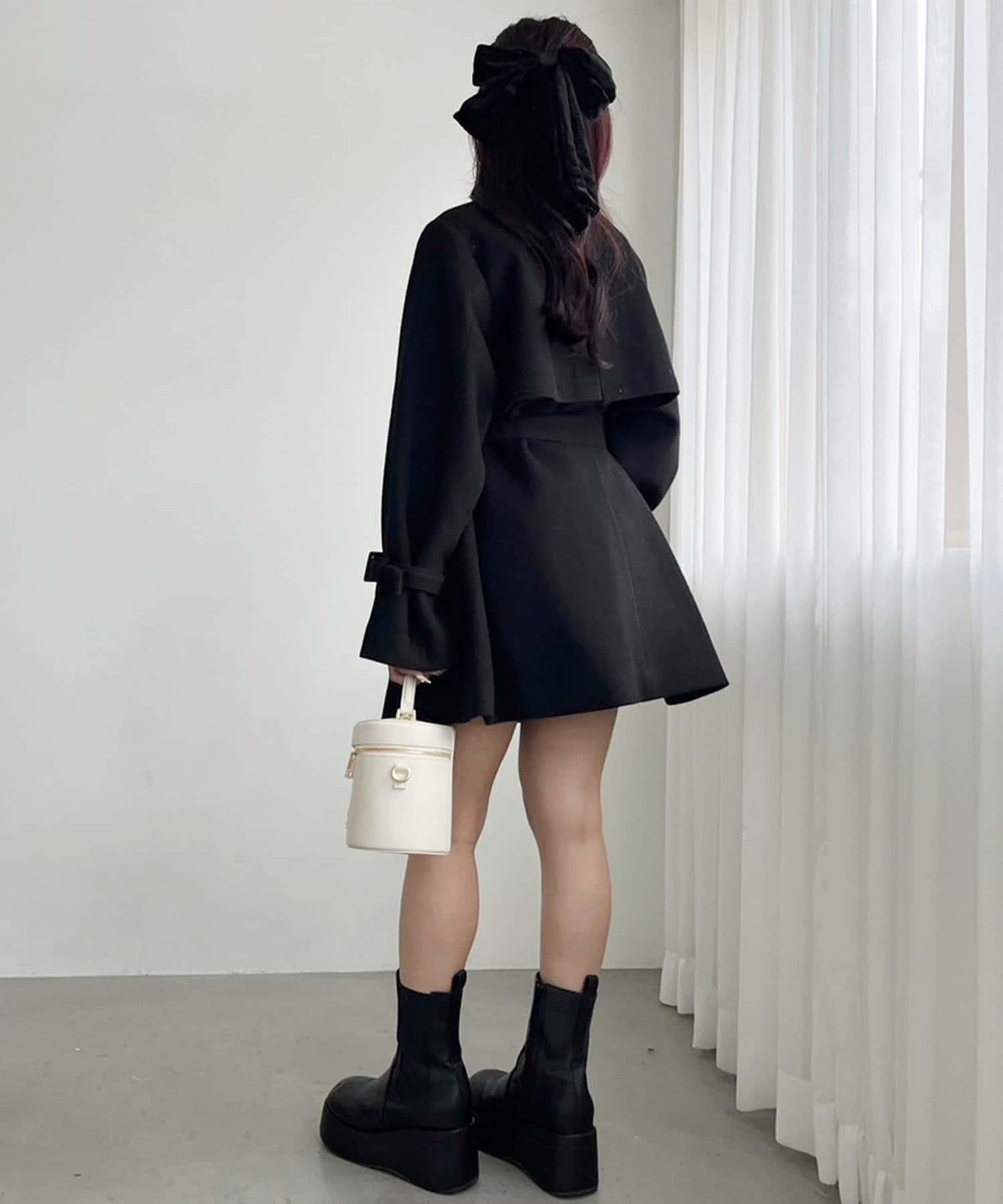 【復古風】S/M尺寸中長款大衣