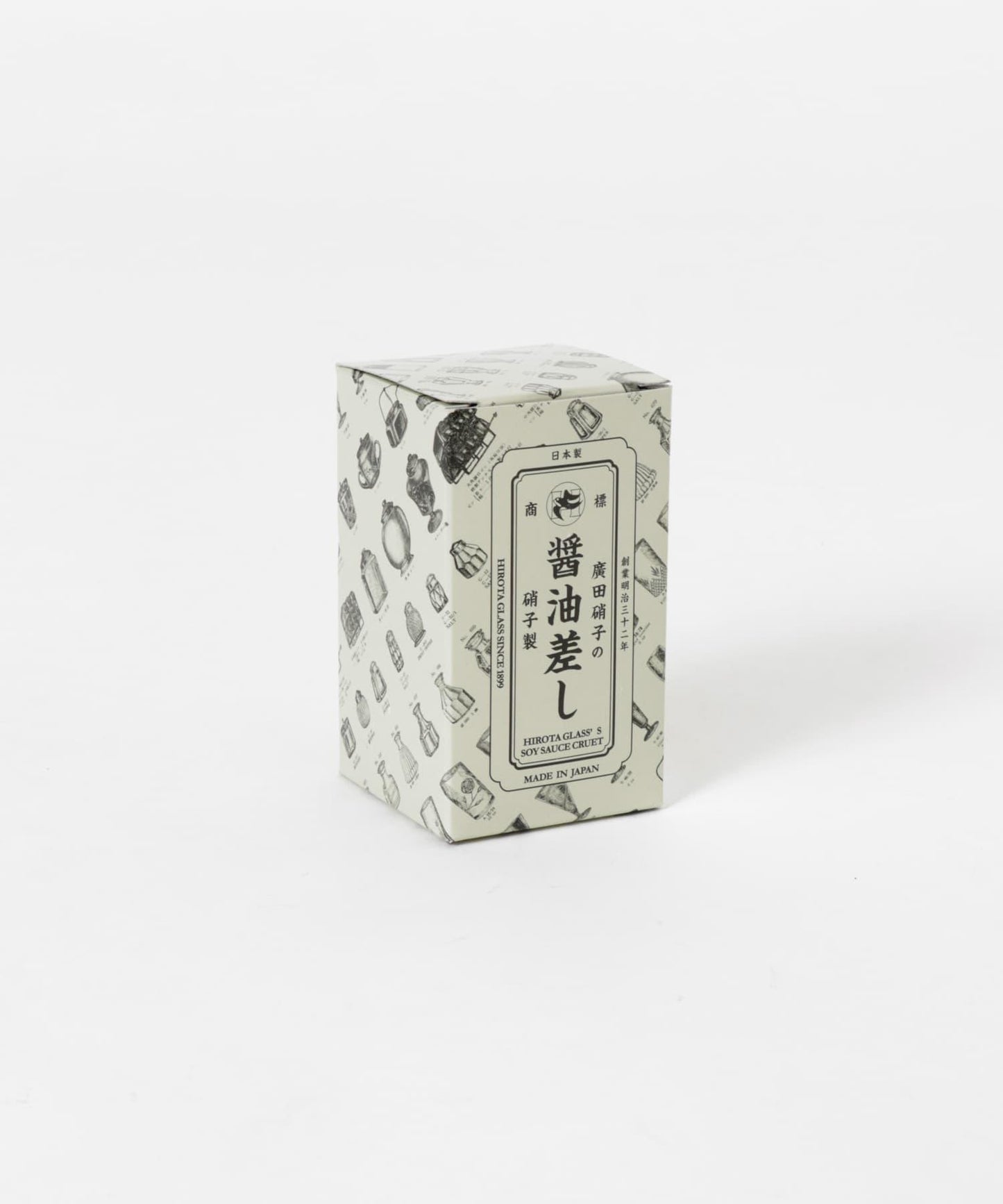 廣田硝子 復刻醬油壺 琥珀色 方形