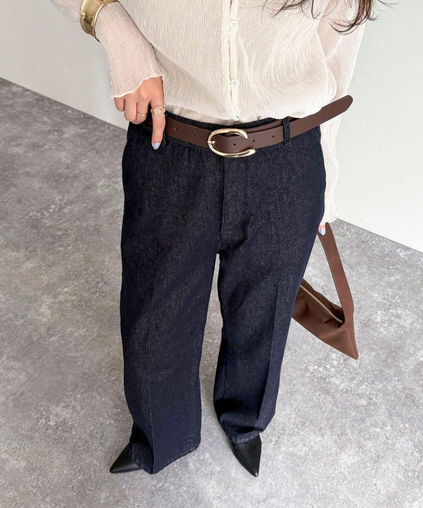 中壓牛仔褲