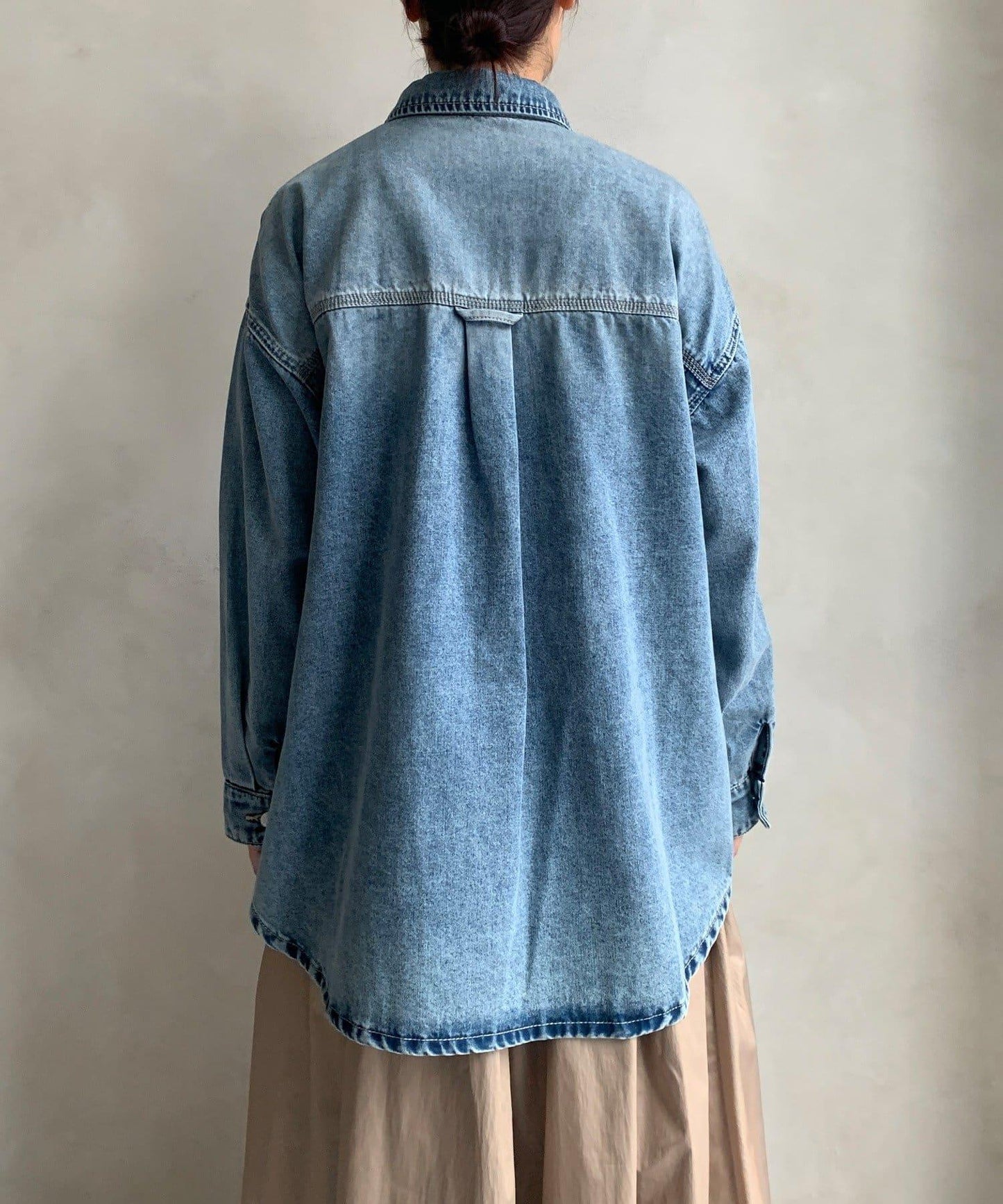 二手加工牛仔襯衫