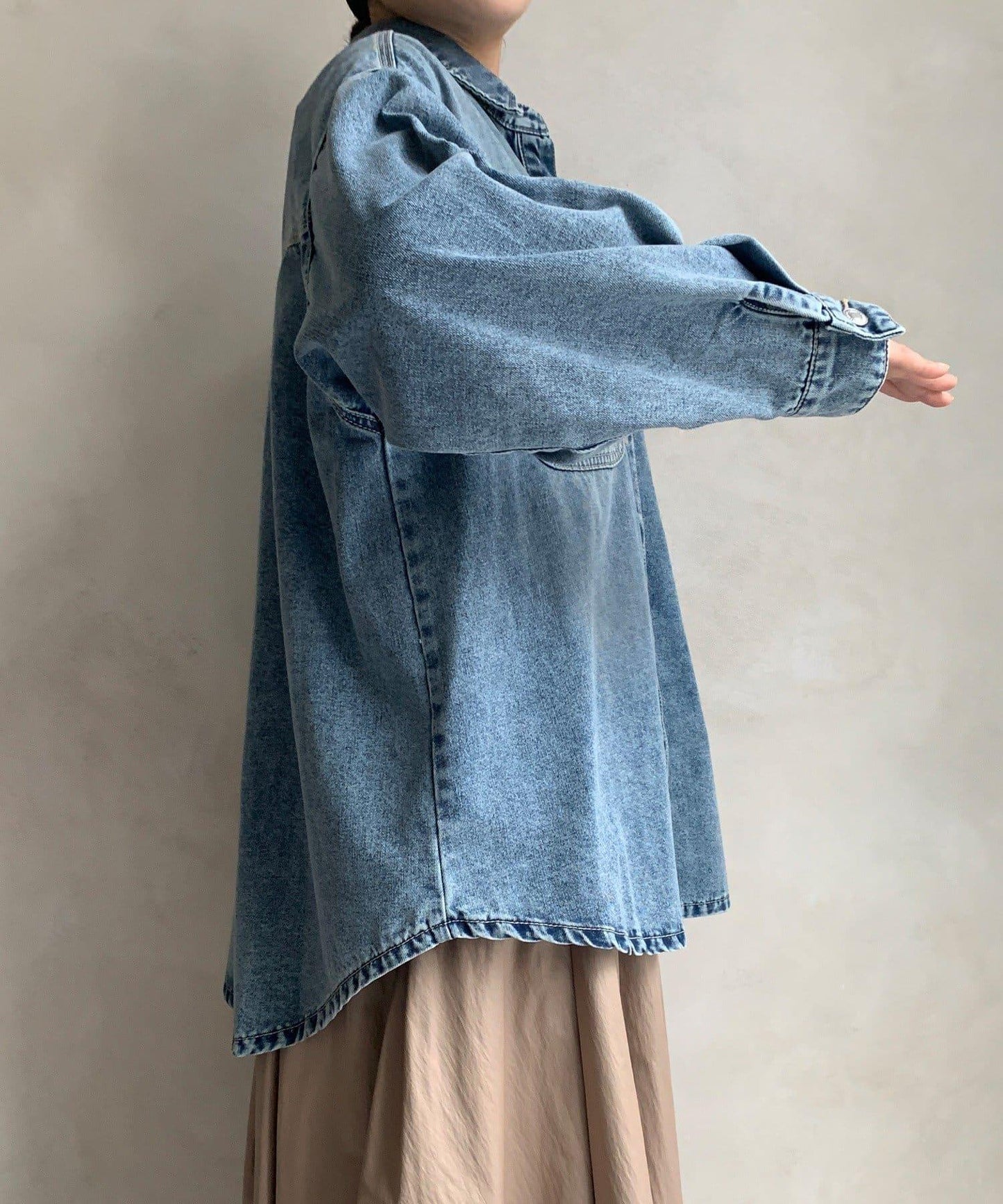 二手加工牛仔襯衫