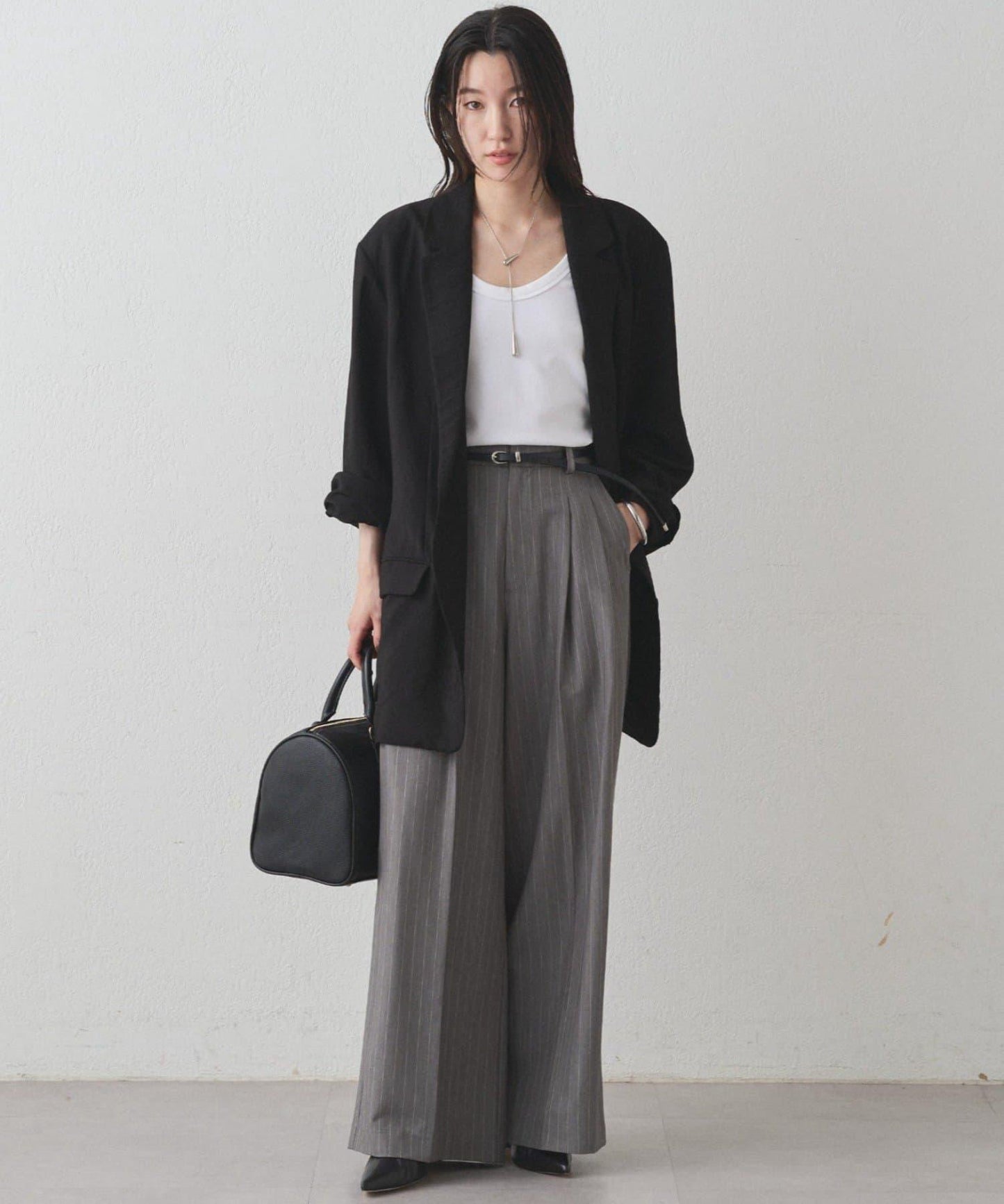 【Loungedress】交叉領寬鬆夾克