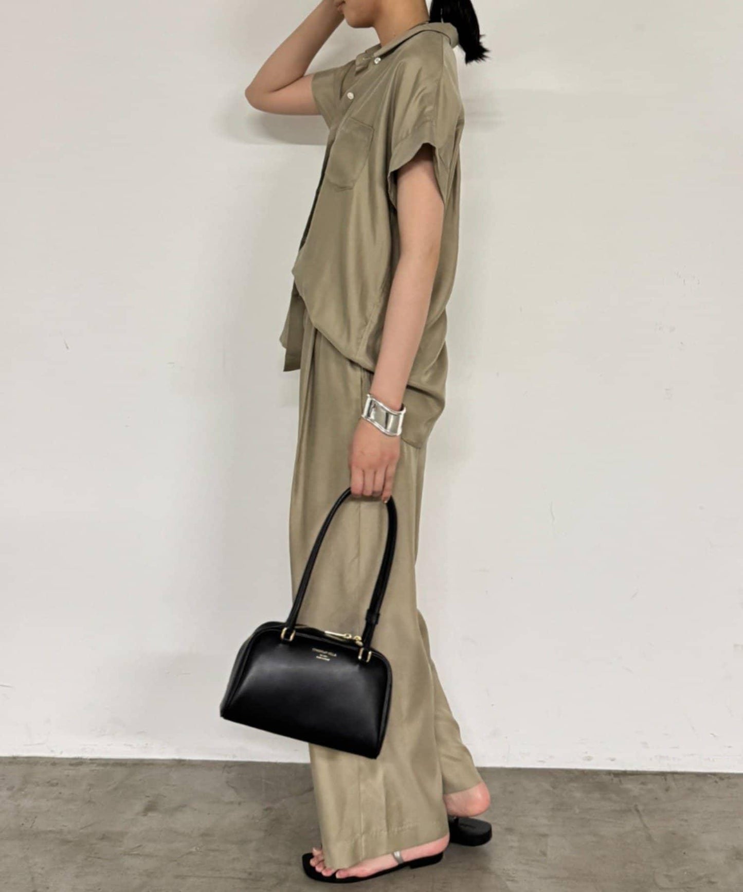 【Loungedress】荷葉邊休閒長褲