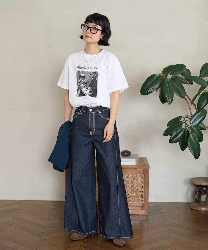 側邊寬鬆褲