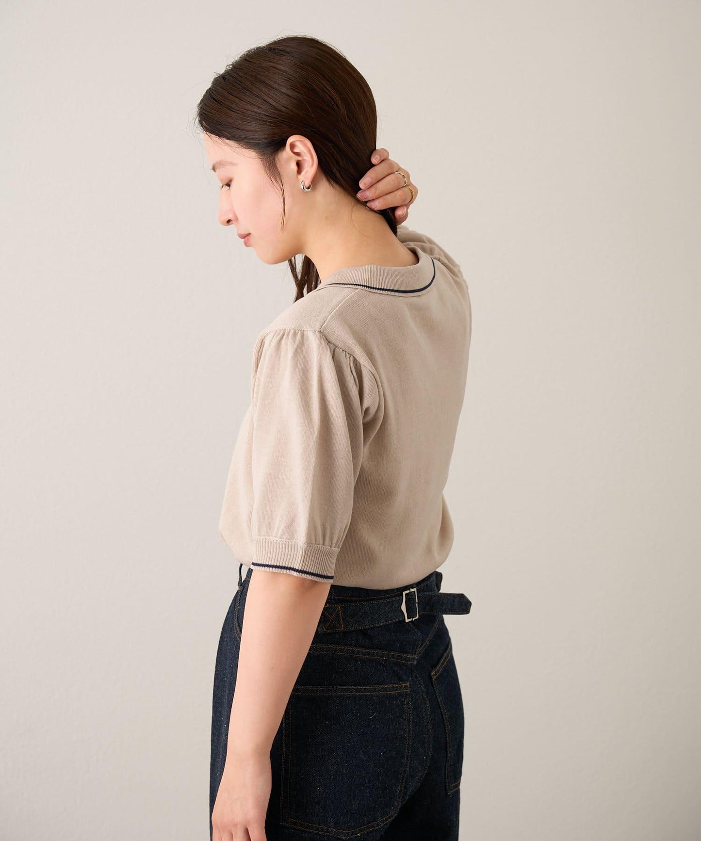 B線針織polo