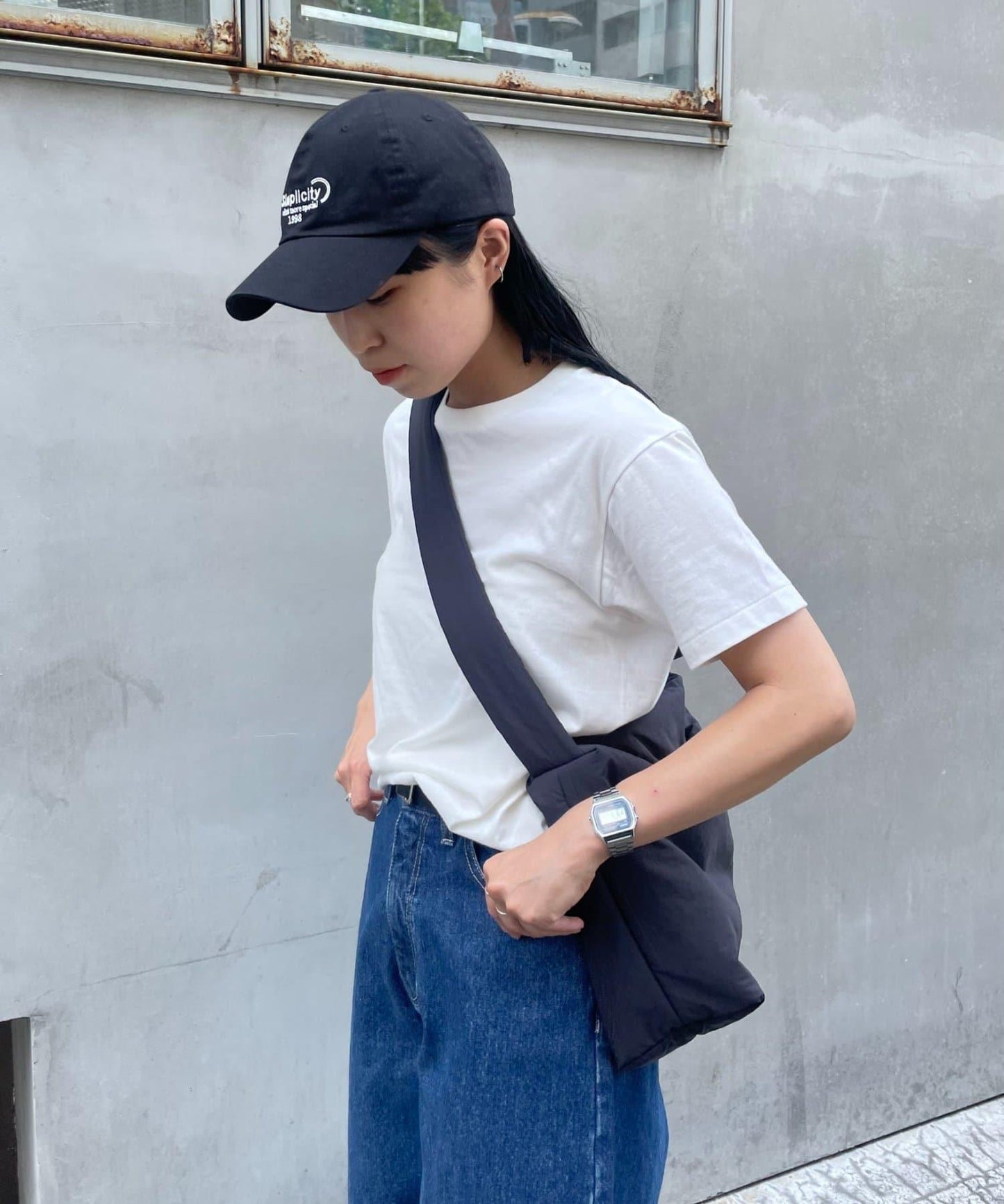 尼龍中空軟長方形包