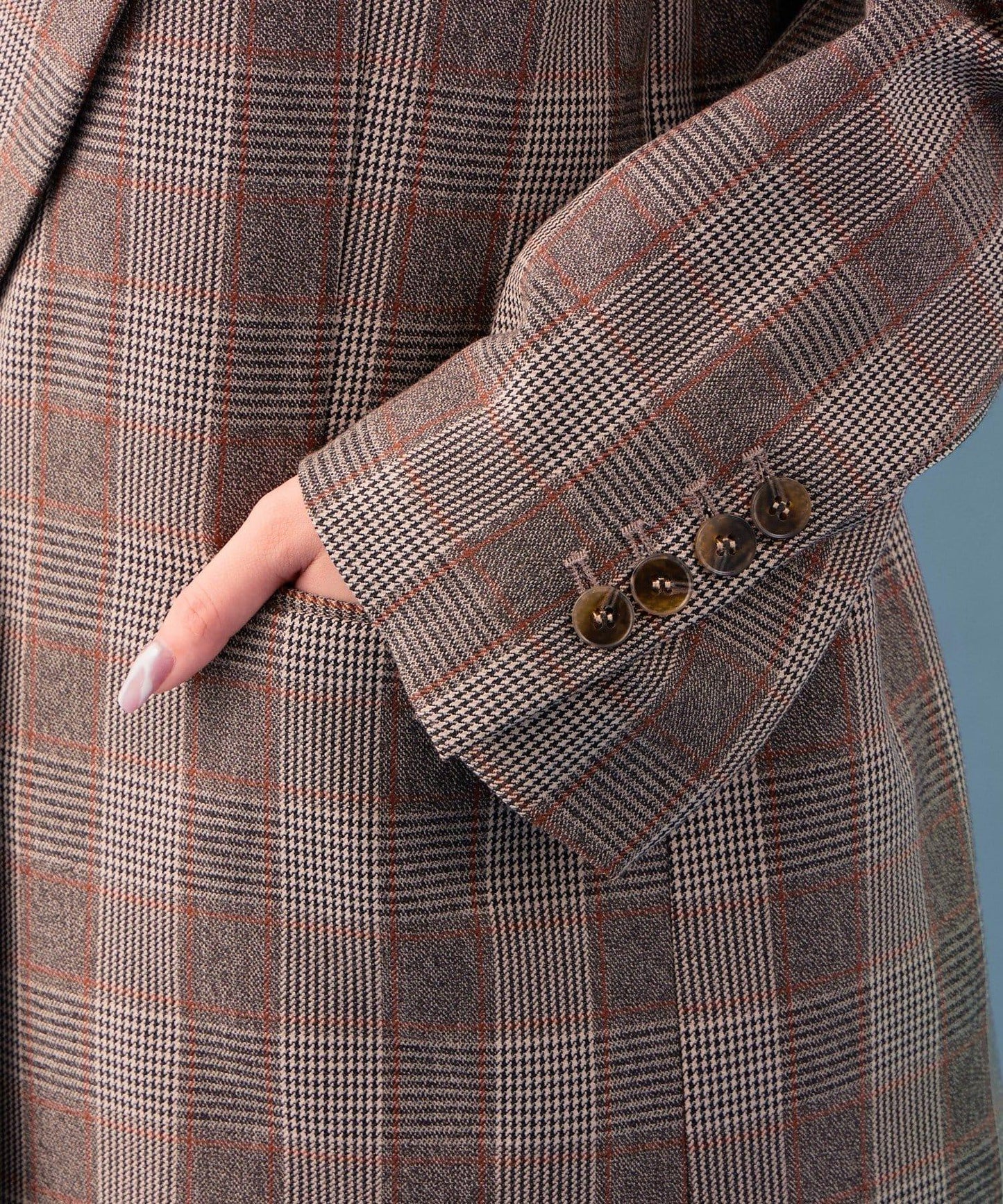 【mystic】格紋西裝外套