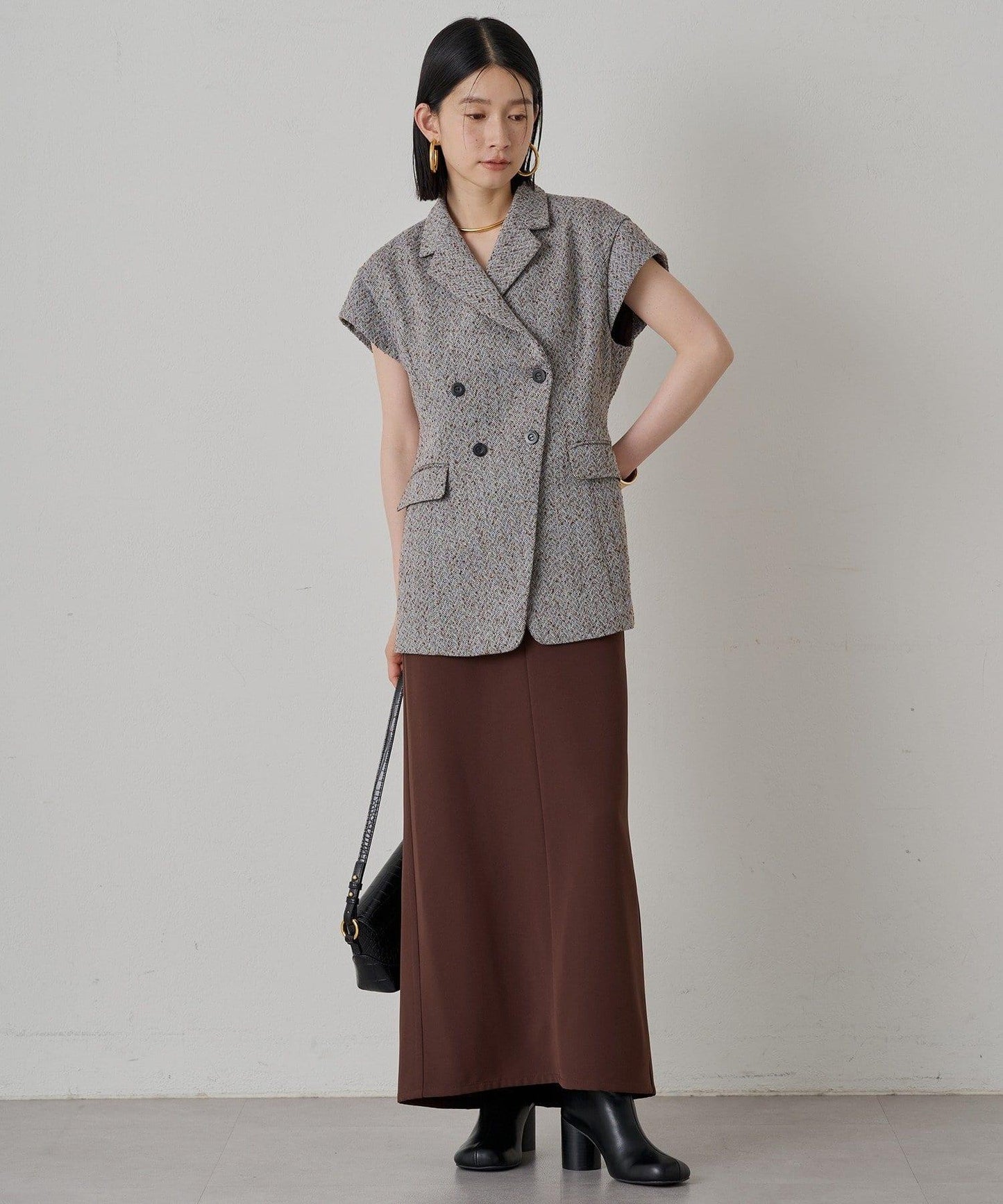 【Loungedress】無袖西裝馬甲
