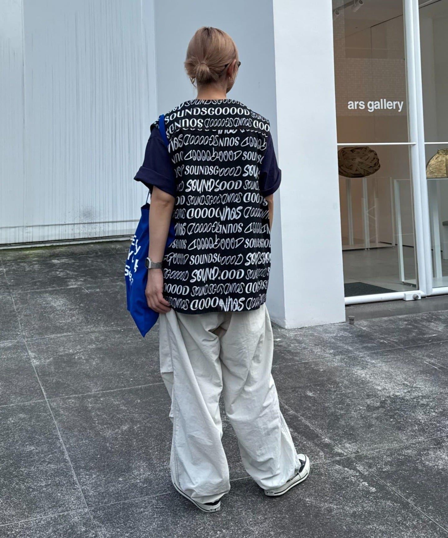 【CIAOPANIC TYPY】【SG】牛仔全印花標誌馬甲