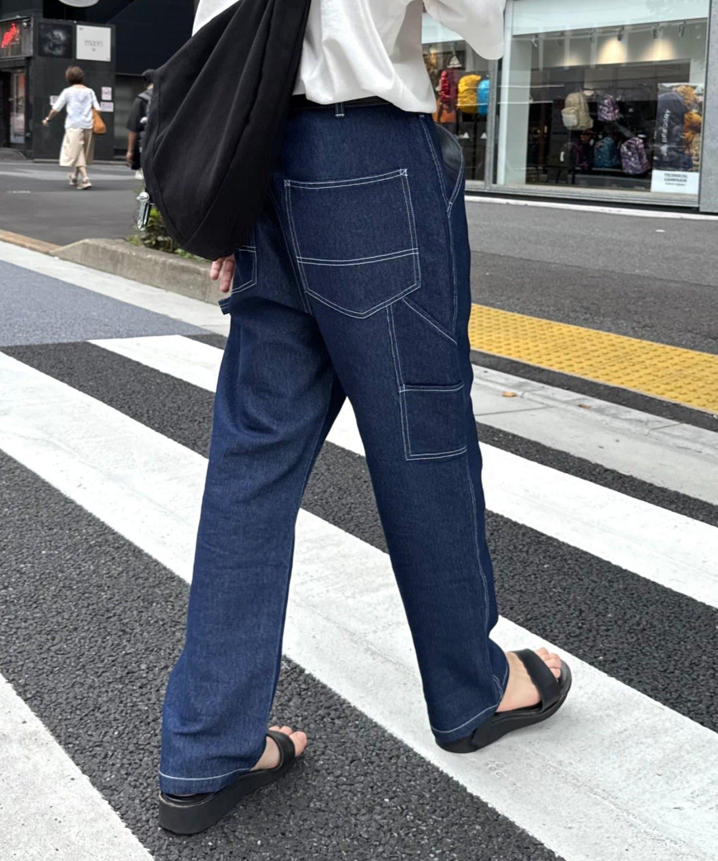 【夏季清涼◎】【TYPYDENIM】網眼牛仔工裝褲