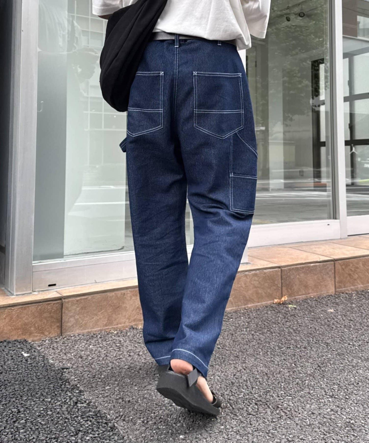【夏季清涼◎】【TYPYDENIM】網眼牛仔工裝褲