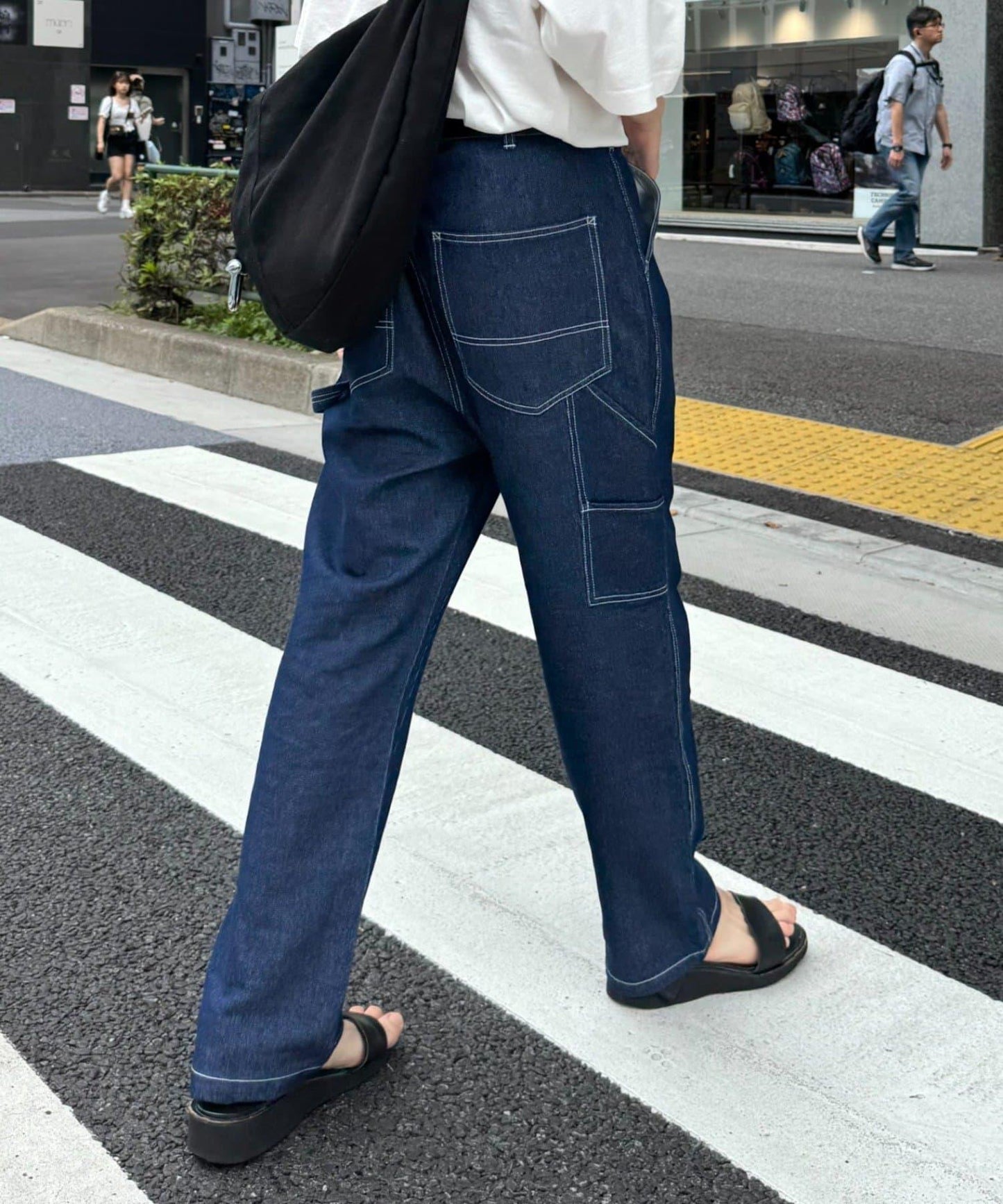 【夏季清涼◎】【TYPYDENIM】網眼牛仔工裝褲