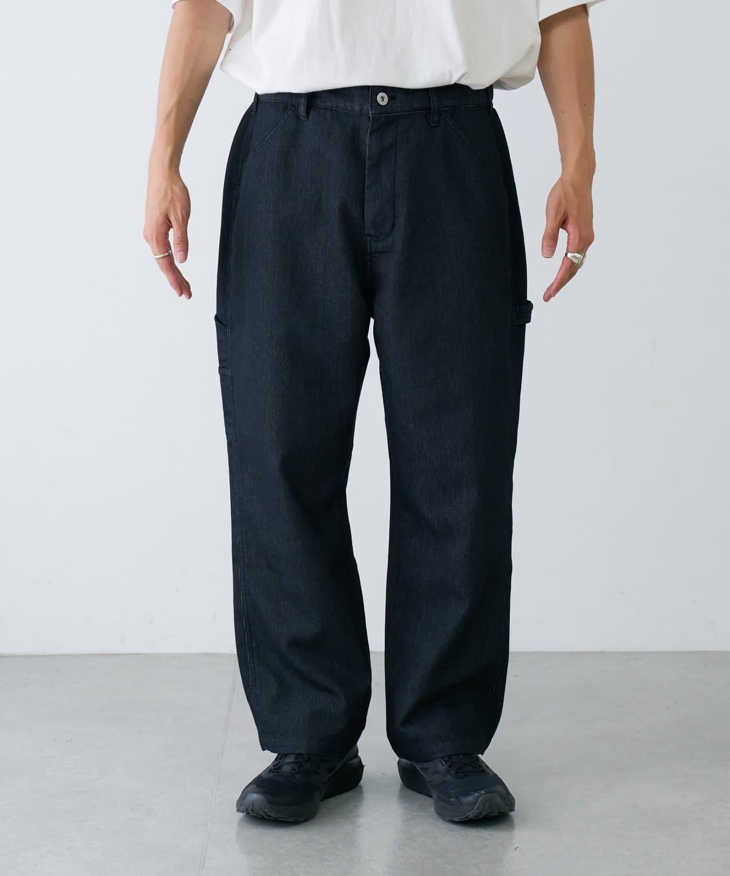 【夏季清涼◎】【TYPYDENIM】網眼牛仔工裝褲