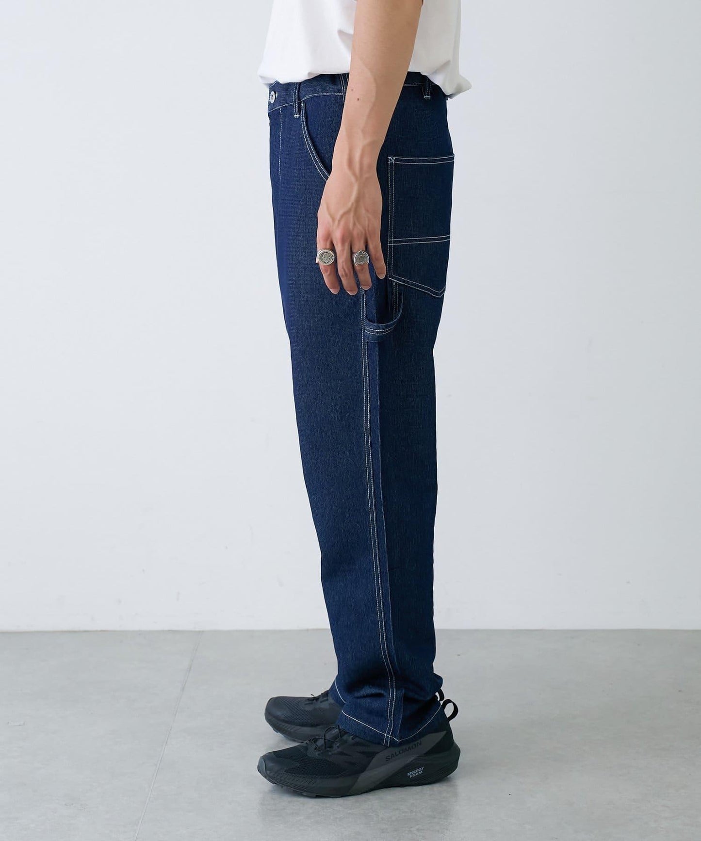 【夏季清涼◎】【TYPYDENIM】網眼牛仔工裝褲