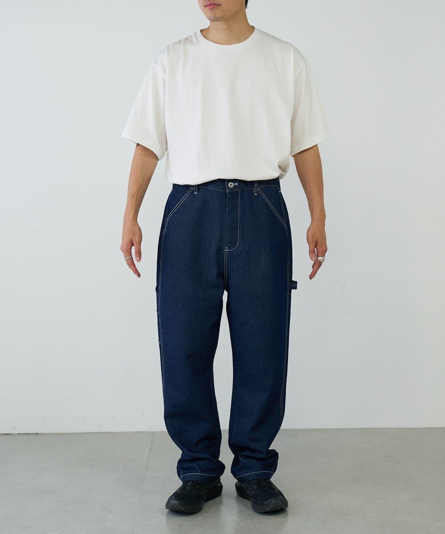【夏季清涼◎】【TYPYDENIM】網眼牛仔工裝褲