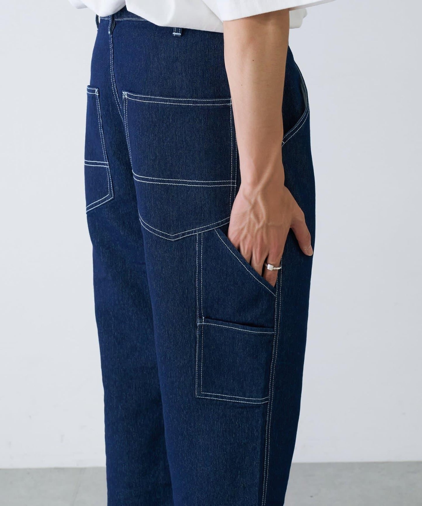 【夏季清涼◎】【TYPYDENIM】網眼牛仔工裝褲