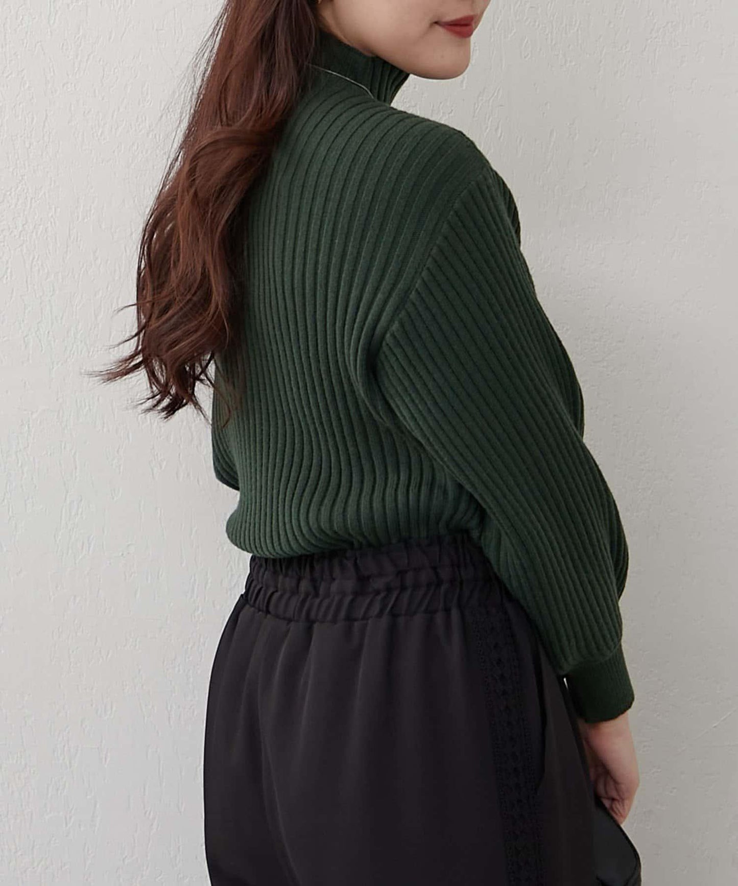 瓶領條紋套頭衫