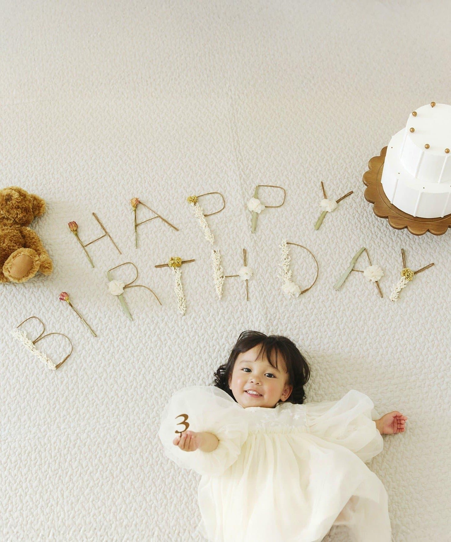 HAPPYBIRTHDAYオブジェ/anniversary
