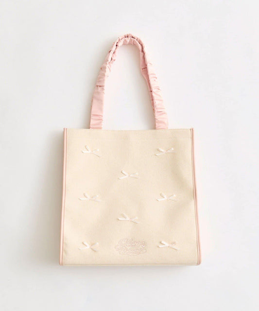 小蝴蝶結裝飾手提包