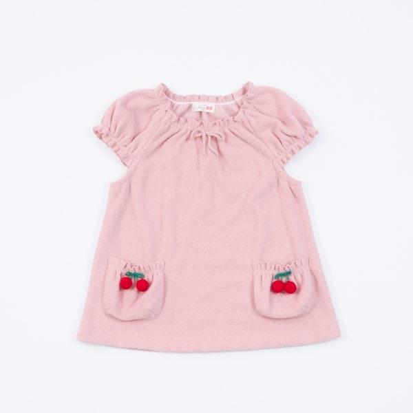 KP櫻桃圖案圈圈紗馬甲(80~120)