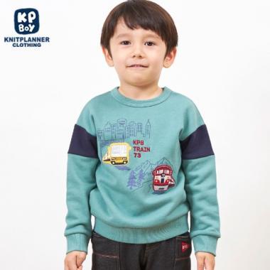KPBOY 電車圖案衛衣(80~120)