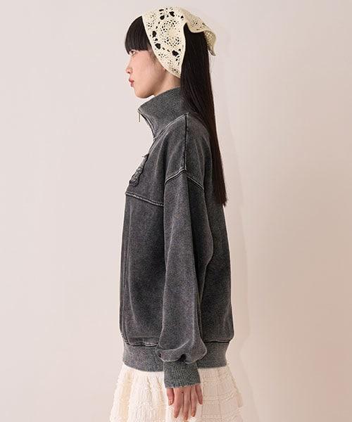 半拉鍊套頭衫【韓國時尚】