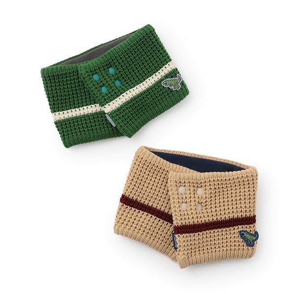 恐龍刺繡貼布雙面圍脖