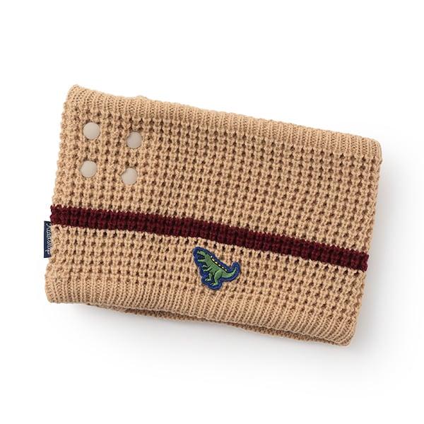 恐龍刺繡貼布雙面圍脖