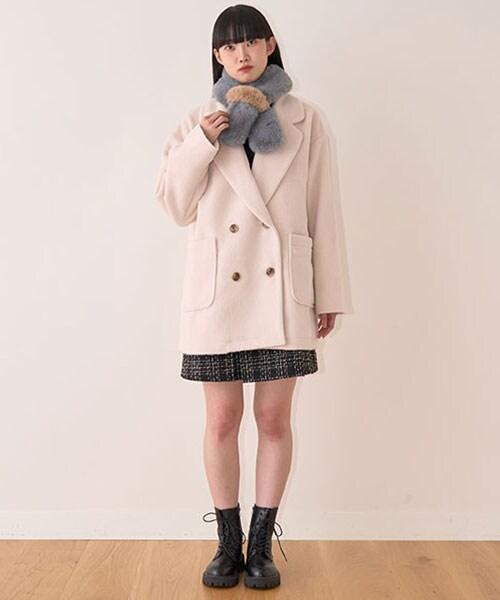仿羊毛夾克大衣【韓國時尚】