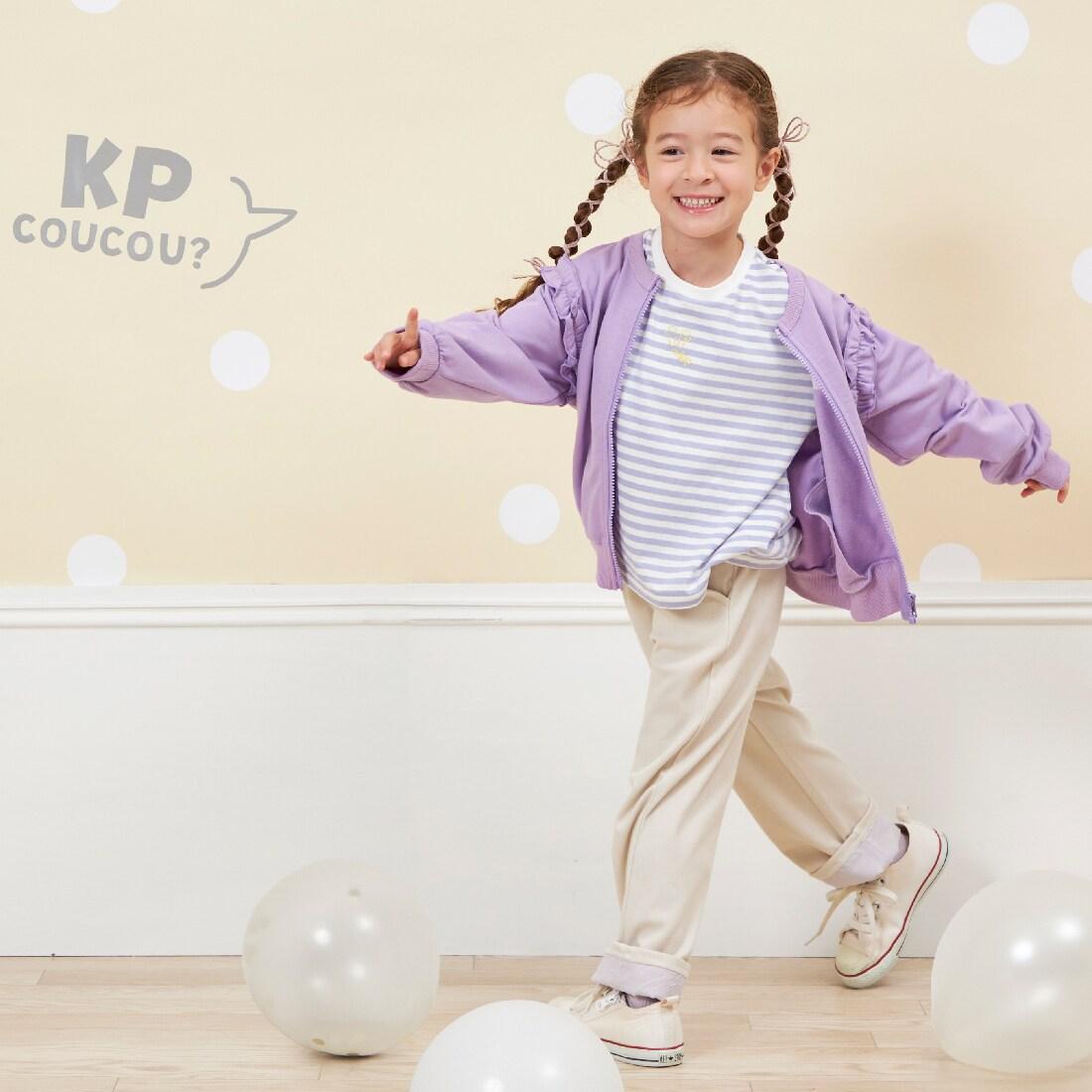 KP coucou? 裙襬蝴蝶結長褲(80~140)