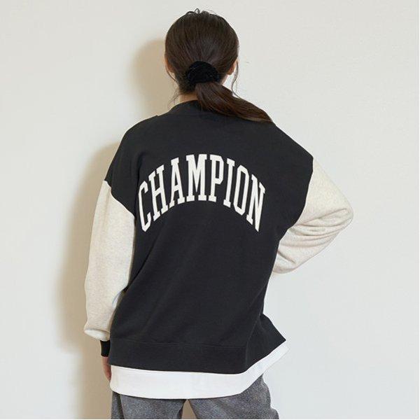【Champion】【100%純棉】加絨棒球夾克