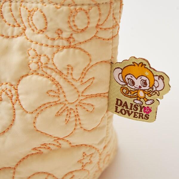 ルッキー 全面刺繡束口手提包