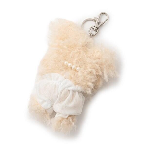 毛絨兔子鑰匙扣