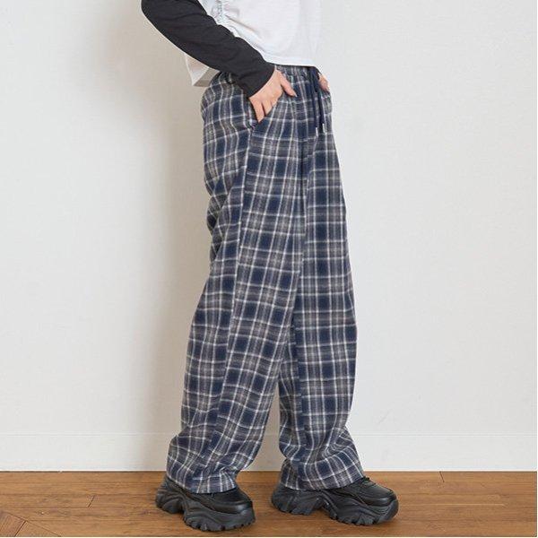 直筒合身一體式長褲