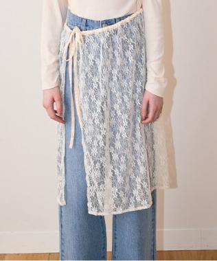 蕾絲包裹半身裙【韓國時尚】