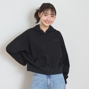 立體剪裁拉鍊連帽衛衣
