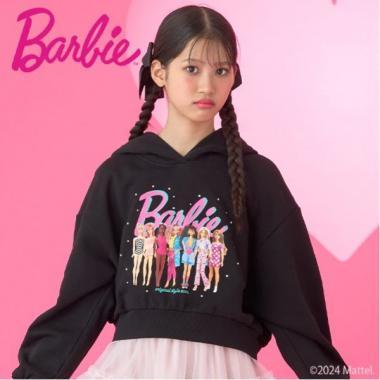 Barbie/短款連帽衛衣