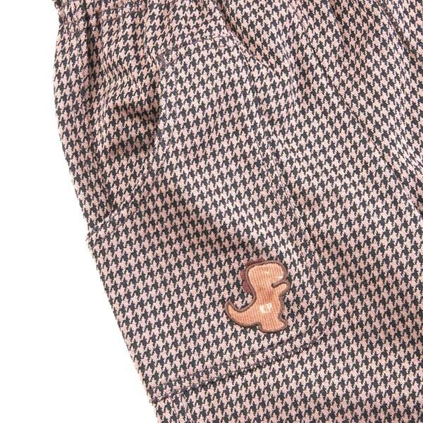 千鳥格提花恐龍兒童褲(80~110)