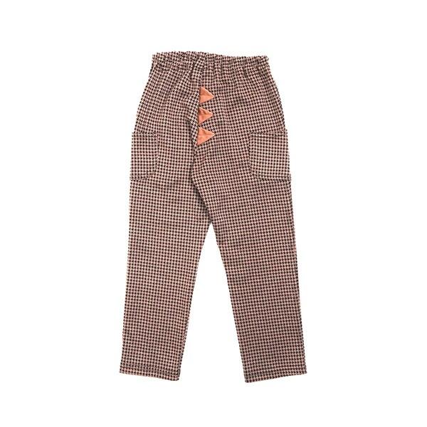 千鳥格提花恐龍兒童褲(80~110)