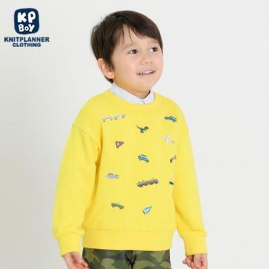 KPBOY 交通工具恐龍刺繡衛衣(80~150)