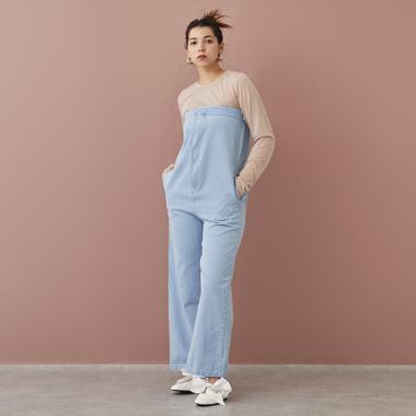 【LADIES】牛仔連體衣