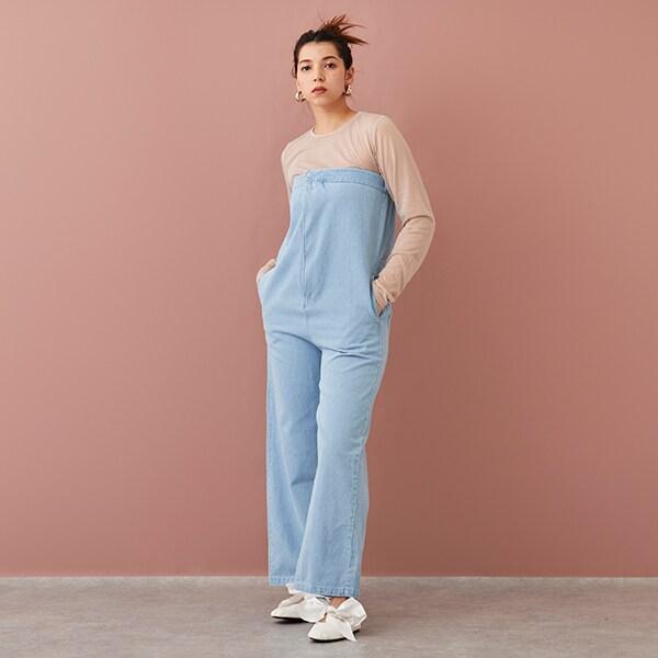【LADIES】牛仔連體衣