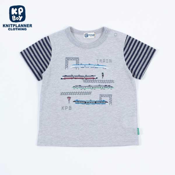 甜品棉質電車圖案T恤(80~90)