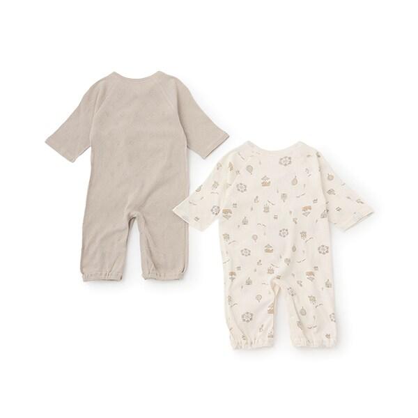 【弱酸性】2WAY連體服2件裝